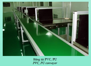 Băng tải PVC và PU - Cơ Khí Vaitech - Công Ty TNHH Kỹ Thuật Công Nghiệp Và Tự Động Hóa Việt Nam
